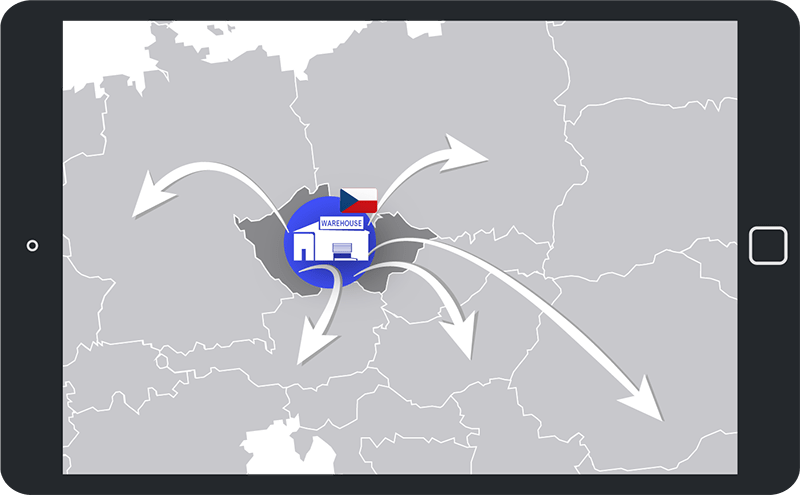 fulfillment from Czech warehouse - register for VAT