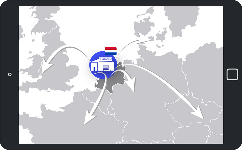 fulfillment from Dutchwarehouse - register for VAT