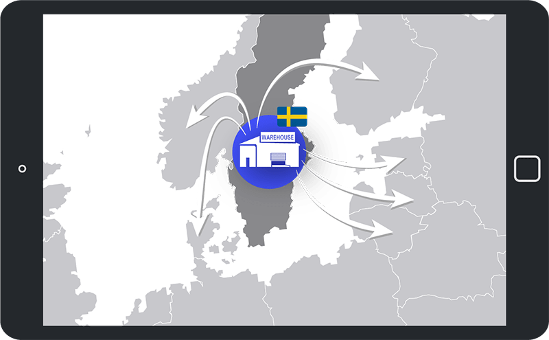 fulfillment from Swedish warehouse - register for VAT